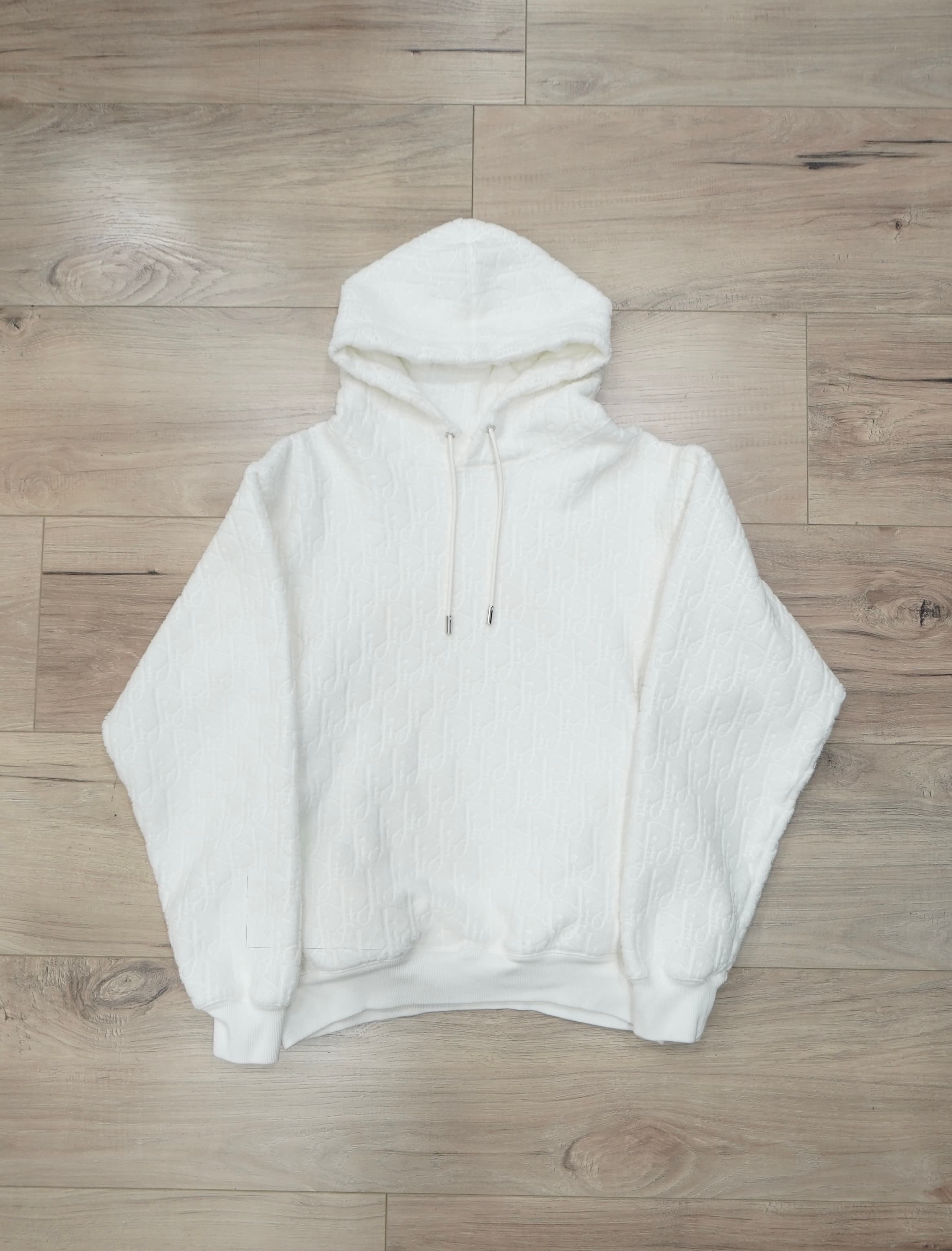 Dior All Over Monogram White Hoodie