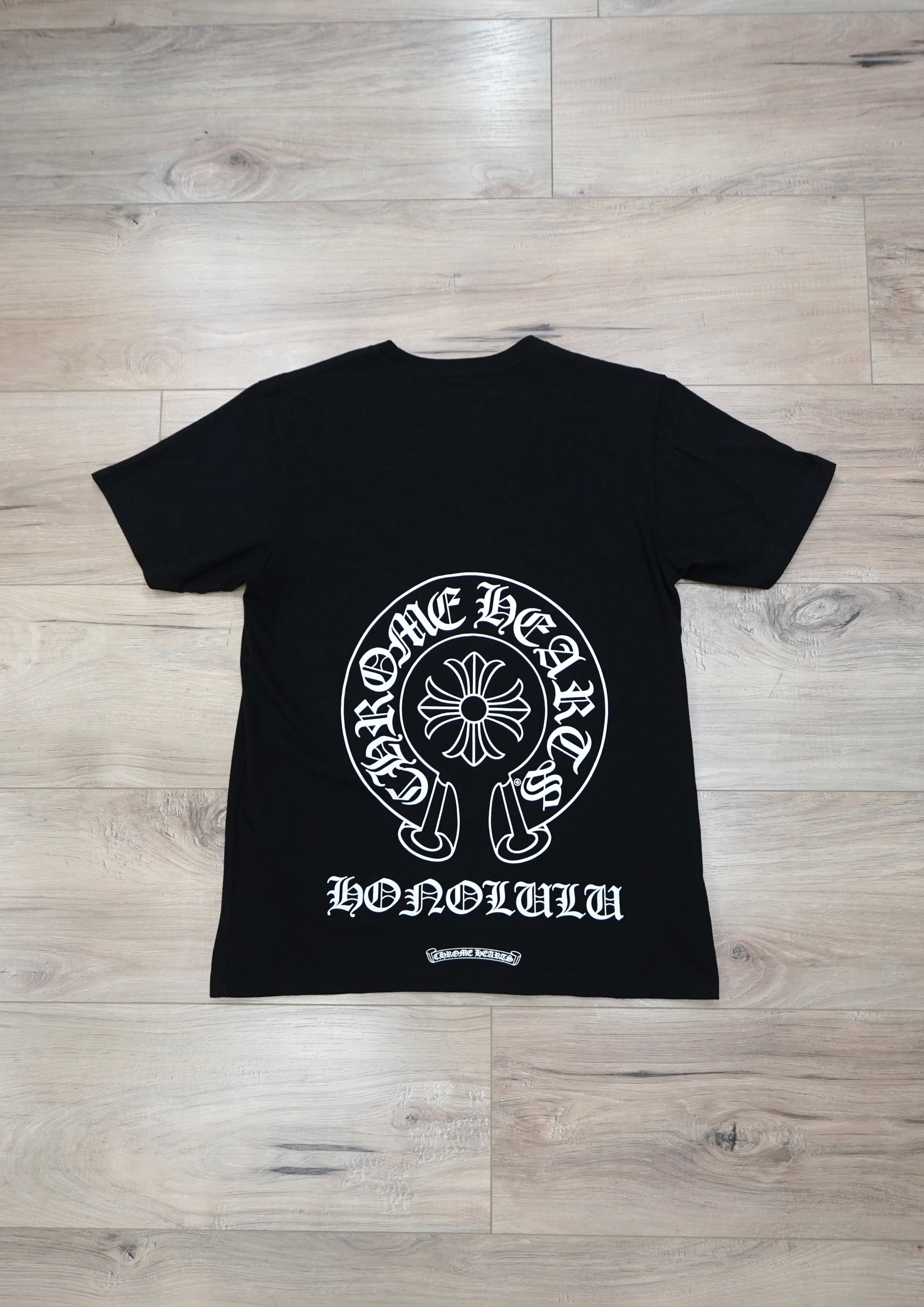 Chrome Hearts Honolulu Exclusive Horseshoe Black T-Shirt