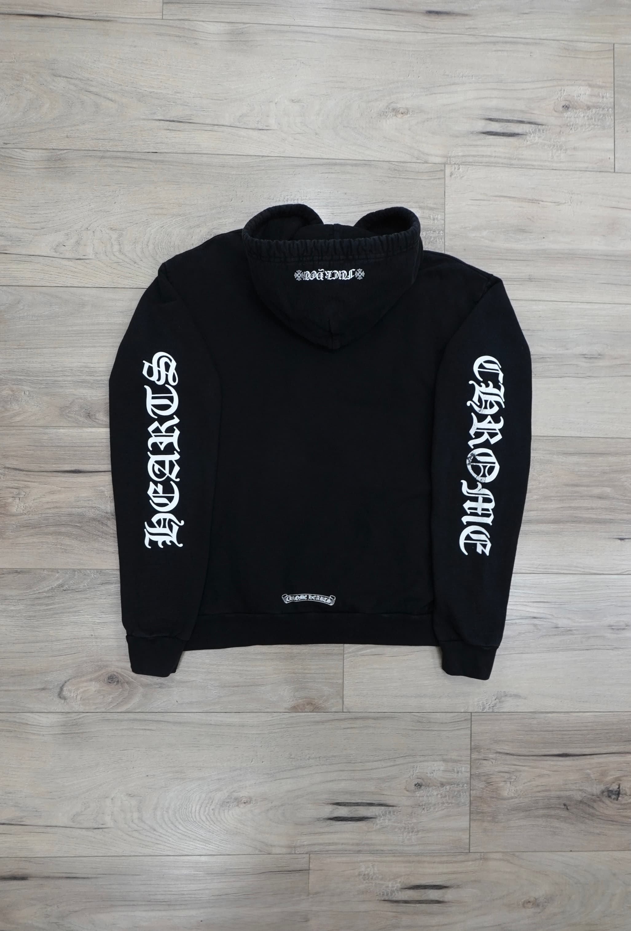 Chrome Hearts Vertical Logo FU Hood Hoodie