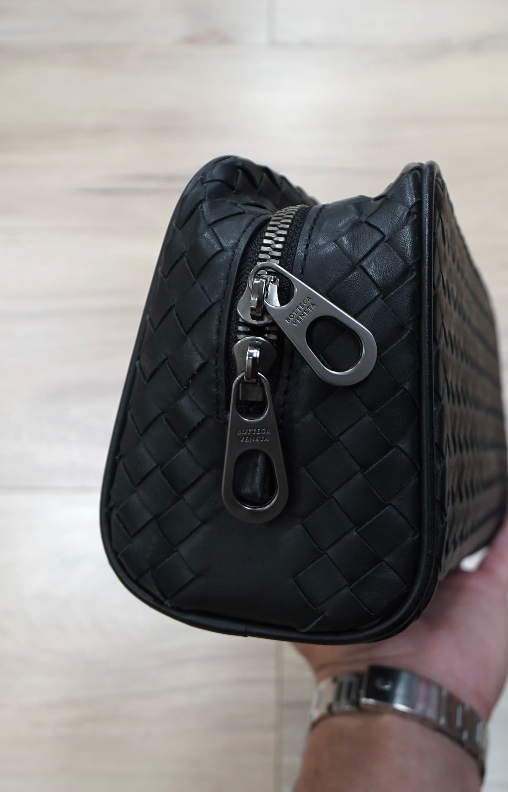 Bottega Veneta Intrecciato Toiletry Bag