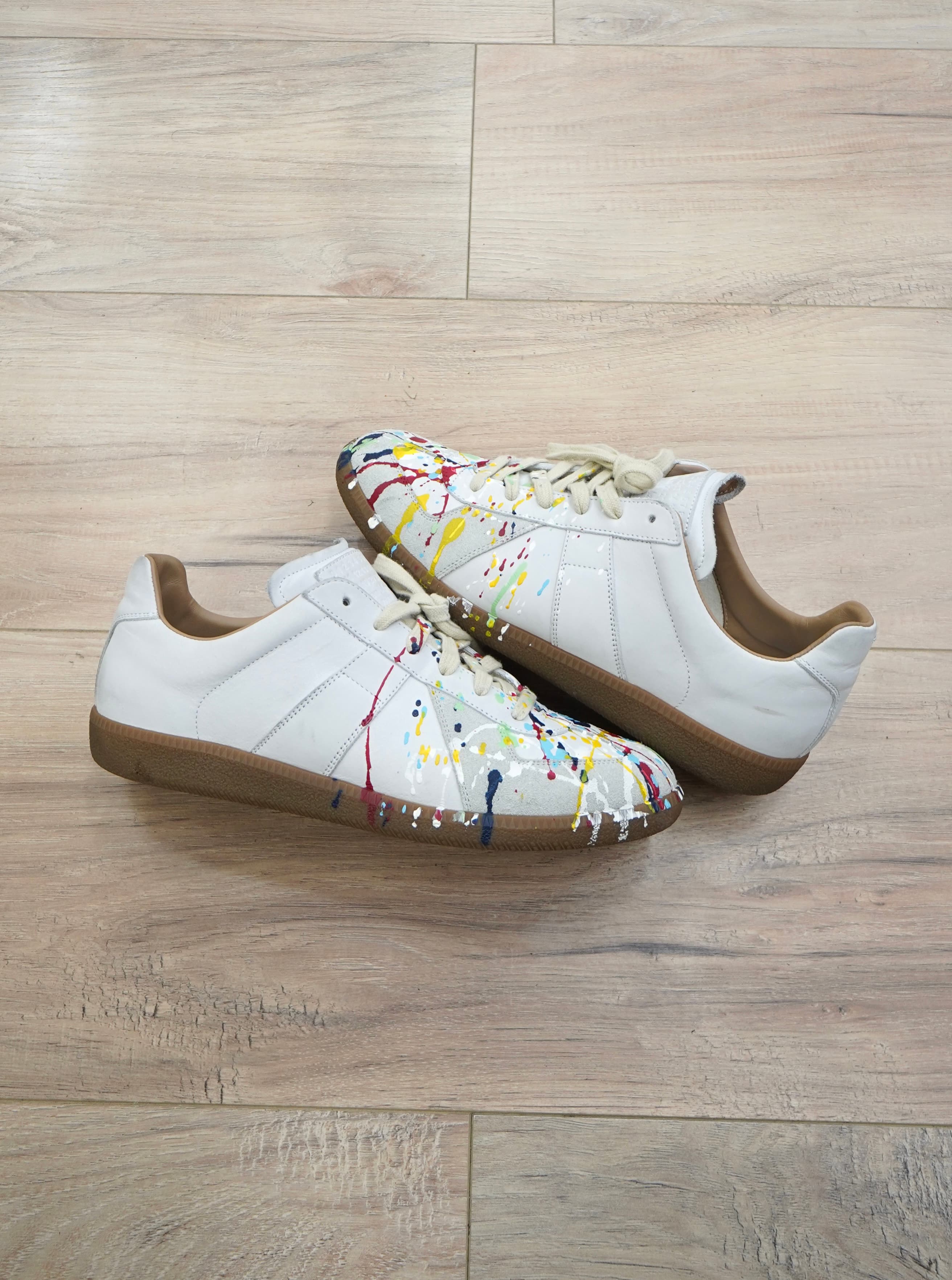 Maison Margiela Replica Paint-Splatter Gat Sneakers