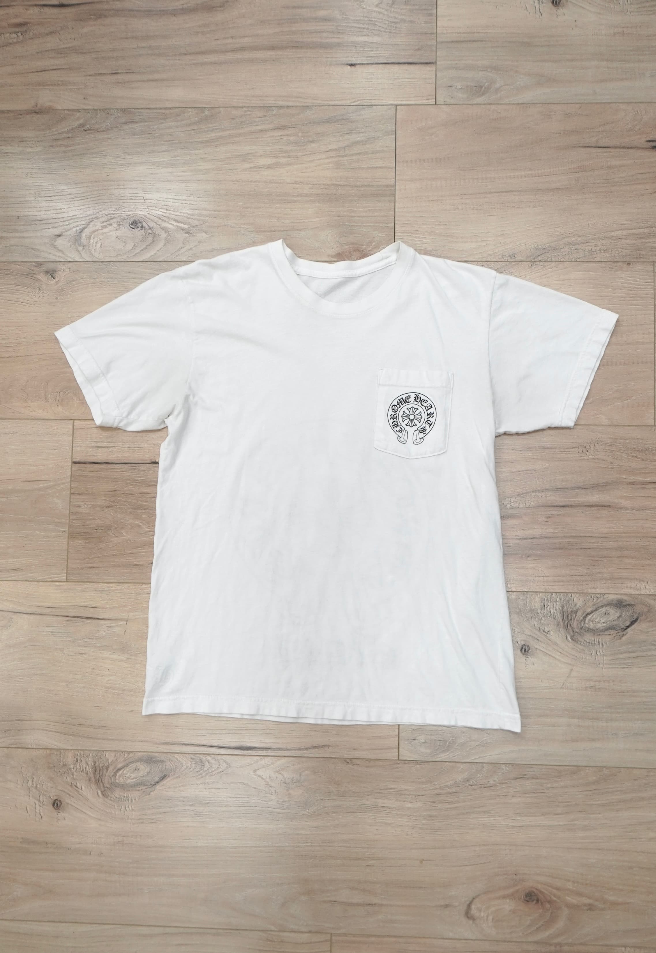 Chrome Hearts Miami Exclusive Horseshoe White T-Shirt