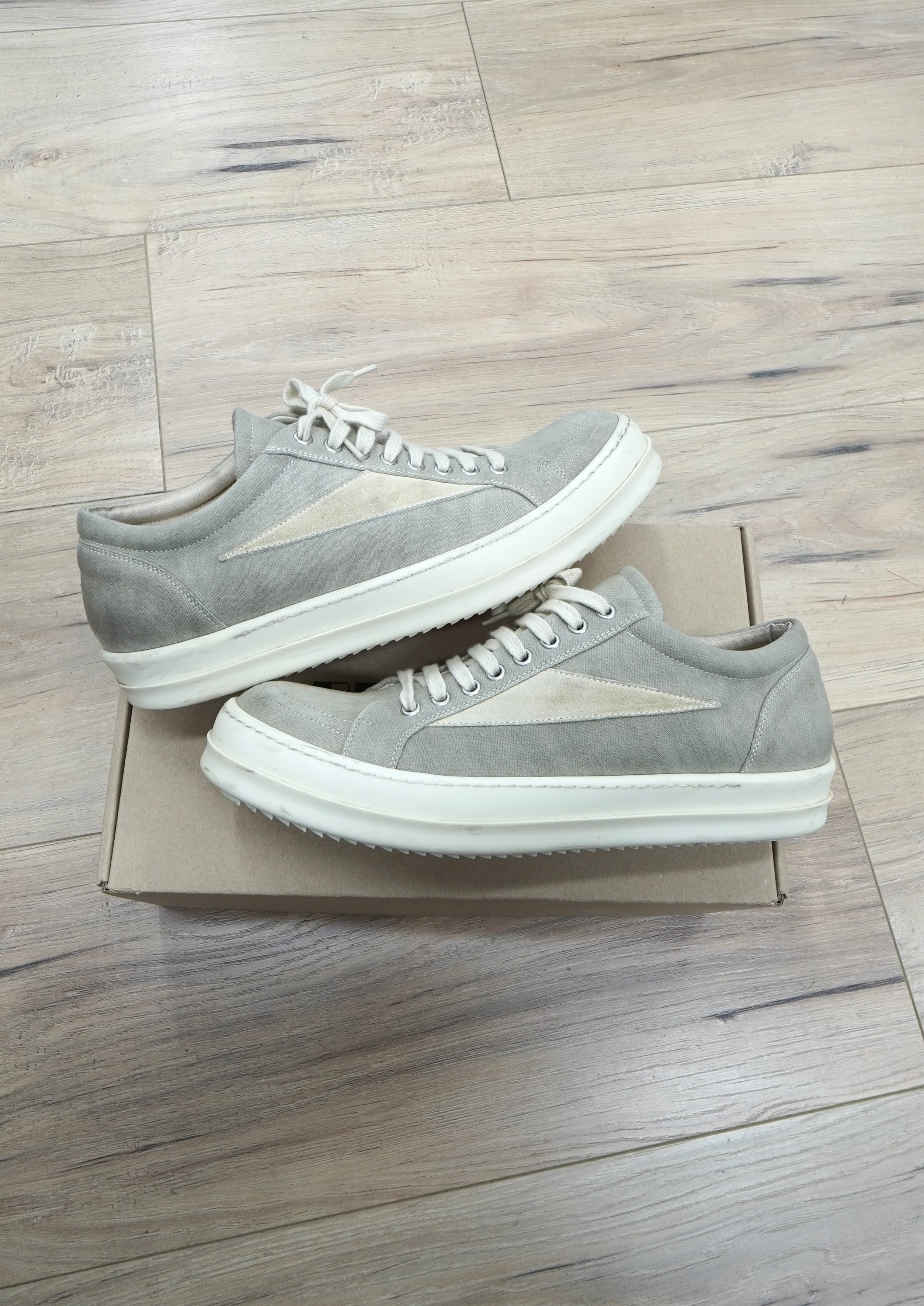 Rick Owens DRKSHDW Vintage Sneaks 'Sand Milk'