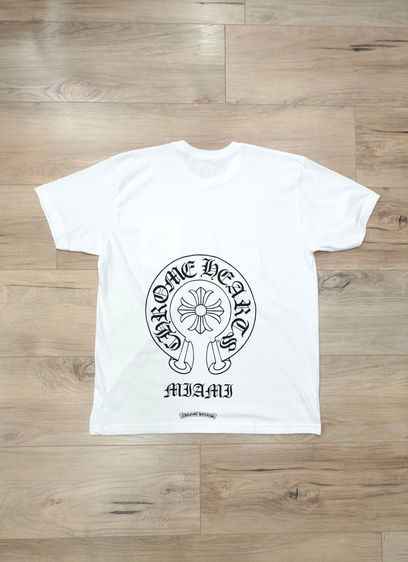 Chrome Hearts Miami Exclusive Horseshoe White T-Shirt