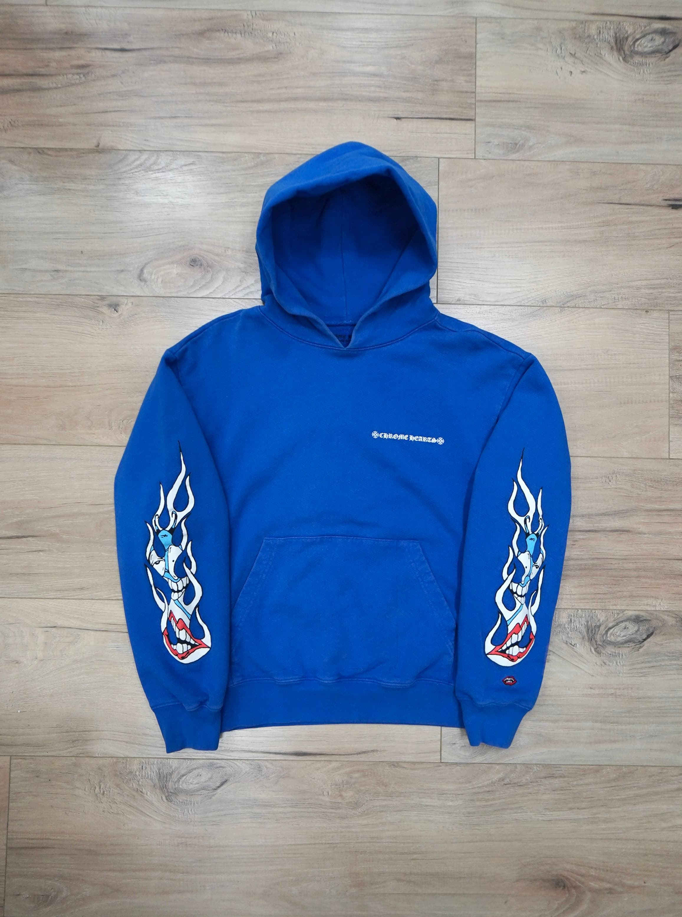 Chrome Hearts x Matty Boy Space Blue Pullover Hoodie