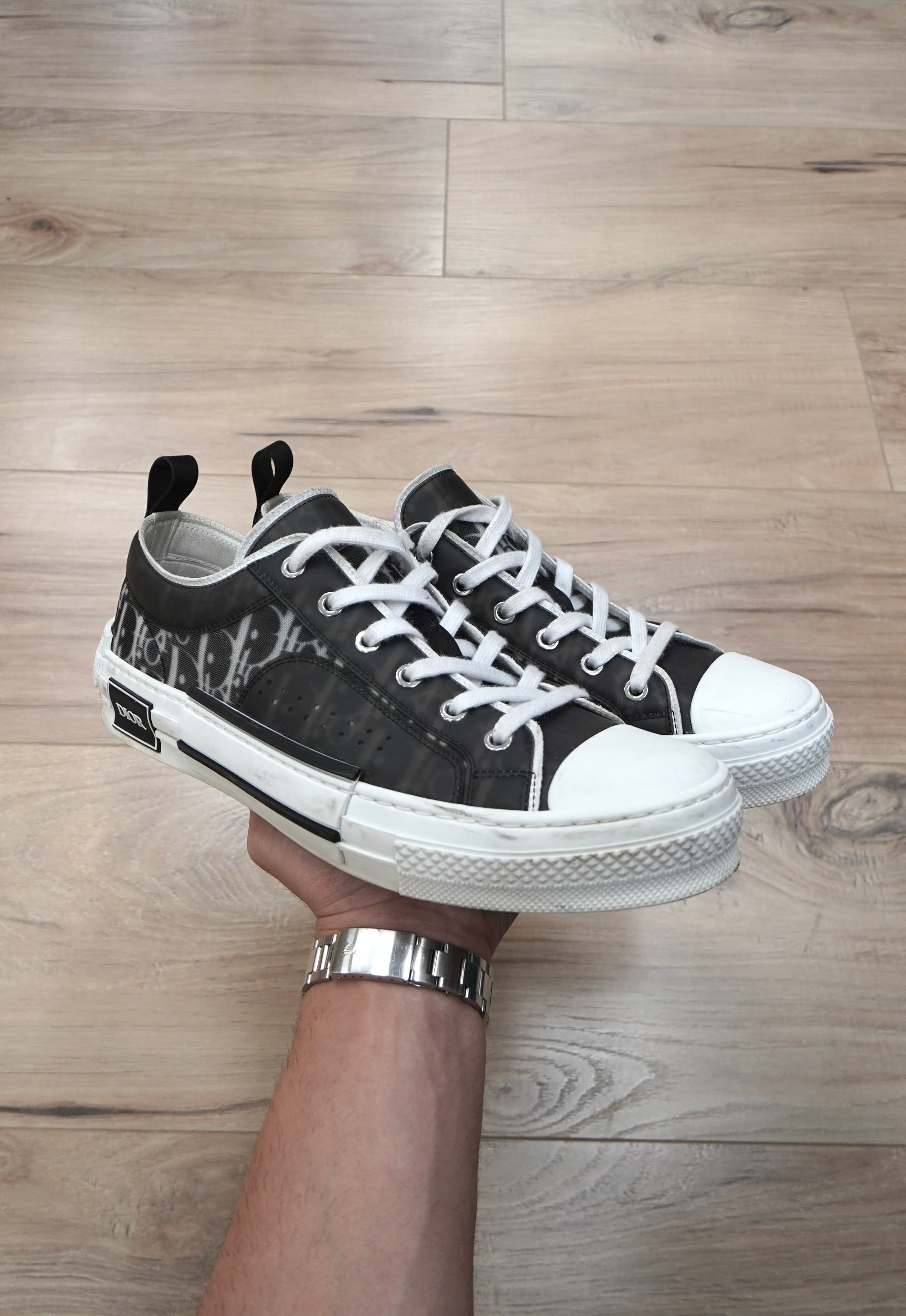 Dior B23 Low Black White Oblique
