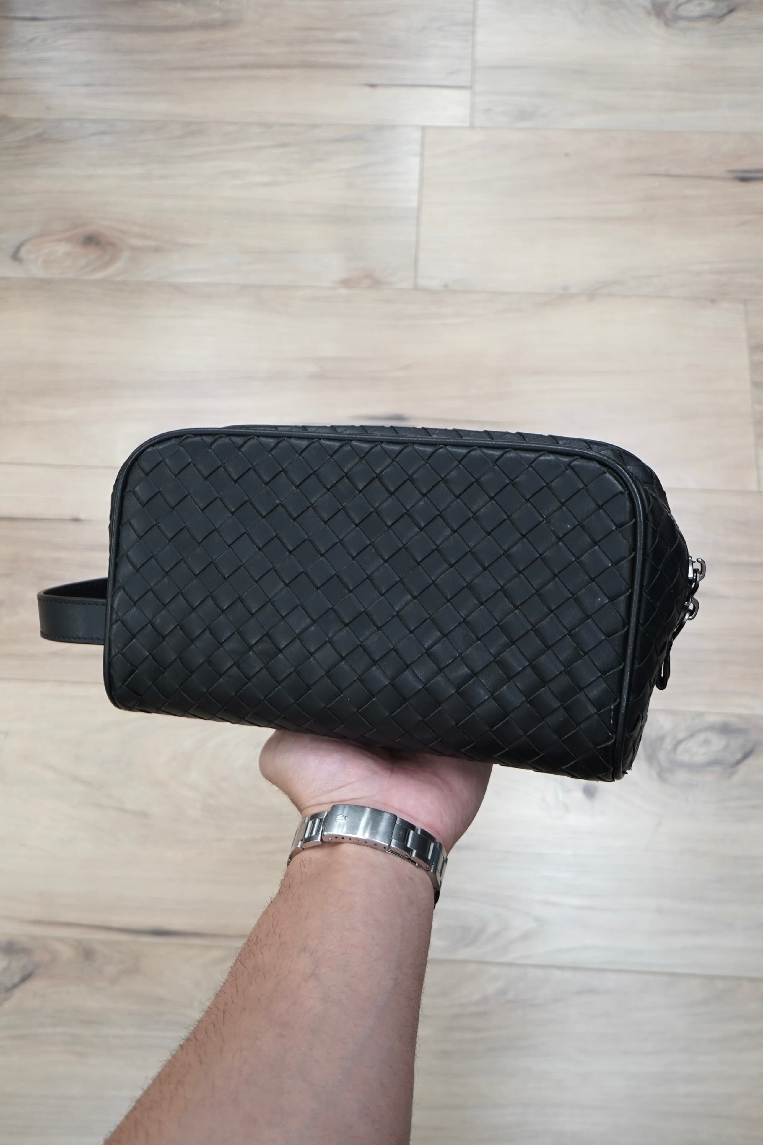Bottega Veneta Intrecciato Toiletry Bag