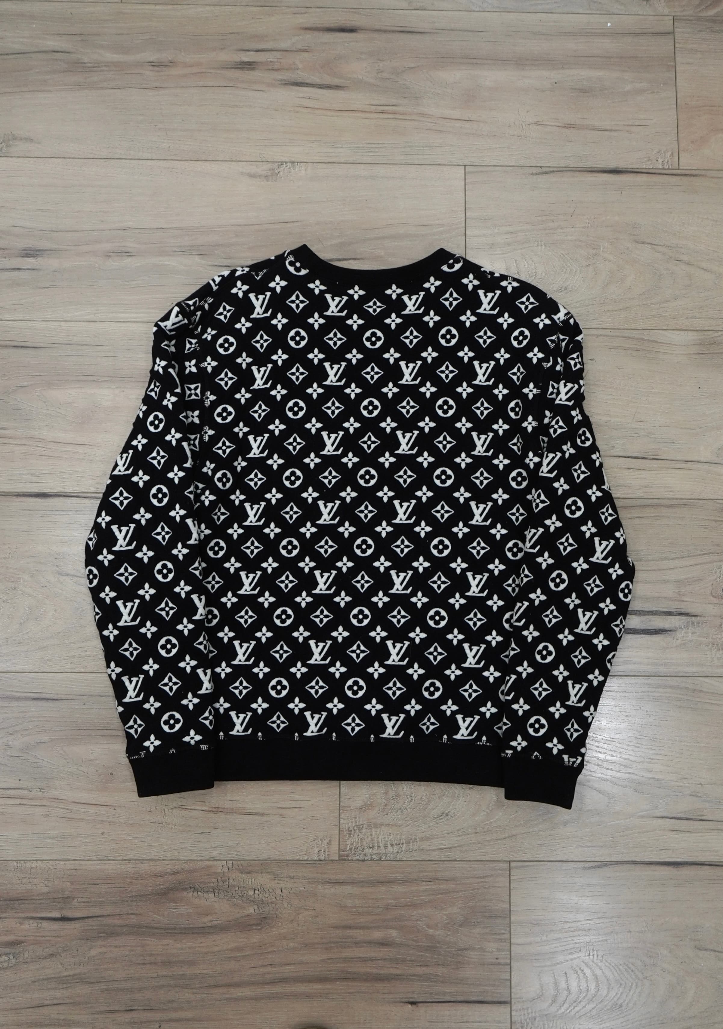 Louis Vuitton Monogram Jacquard Crewneck Sweatshirt