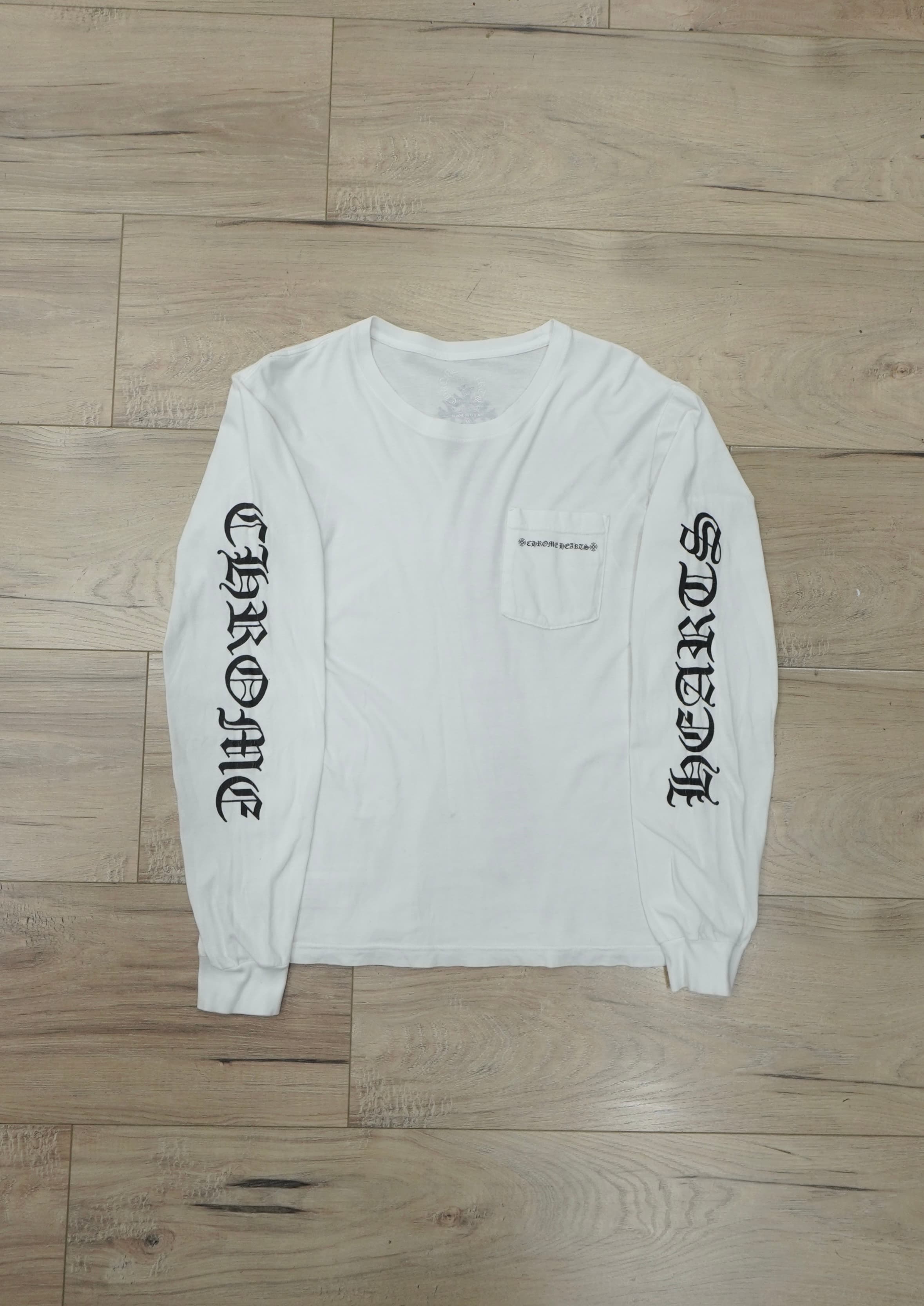Chrome Hearts Cemetery Cross Tire Tracks Long-Sleeve