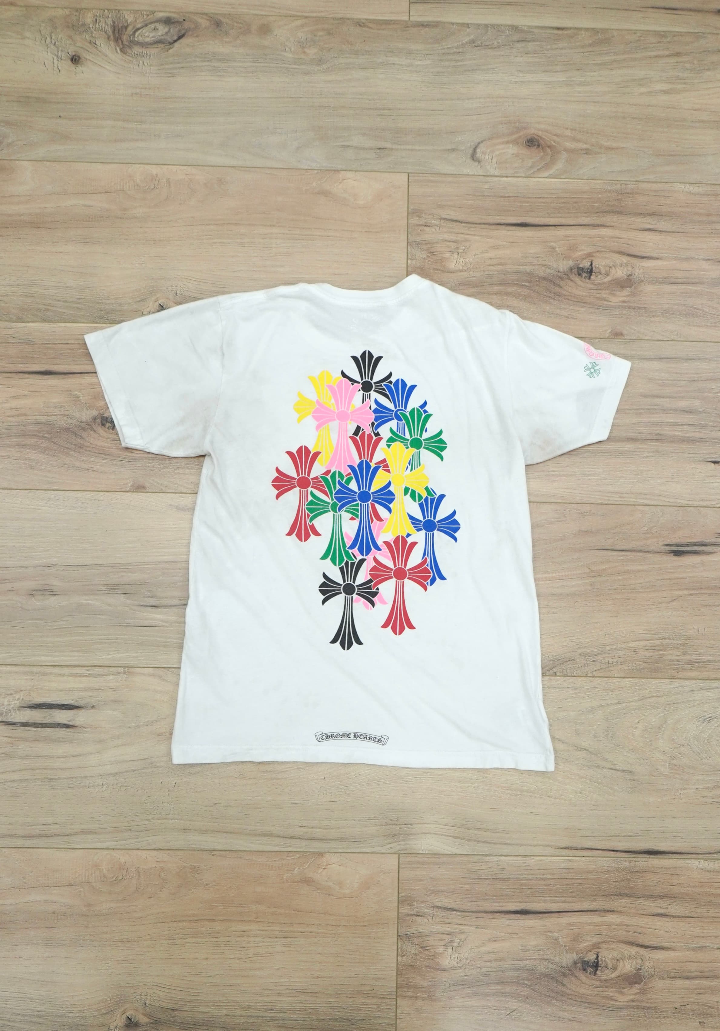 Chrome Hearts Multi Color Cross Cemetery T-Shirt
