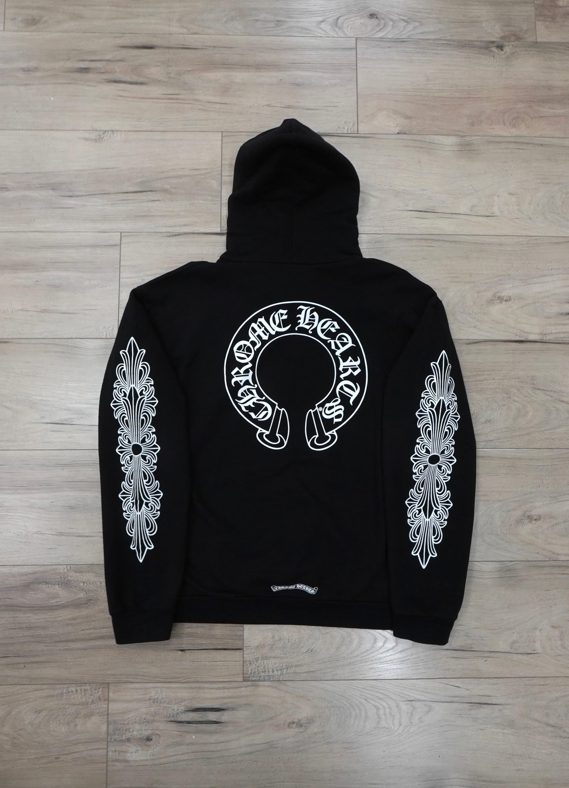 Chrome Hearts Horseshoe Floral Hoodie