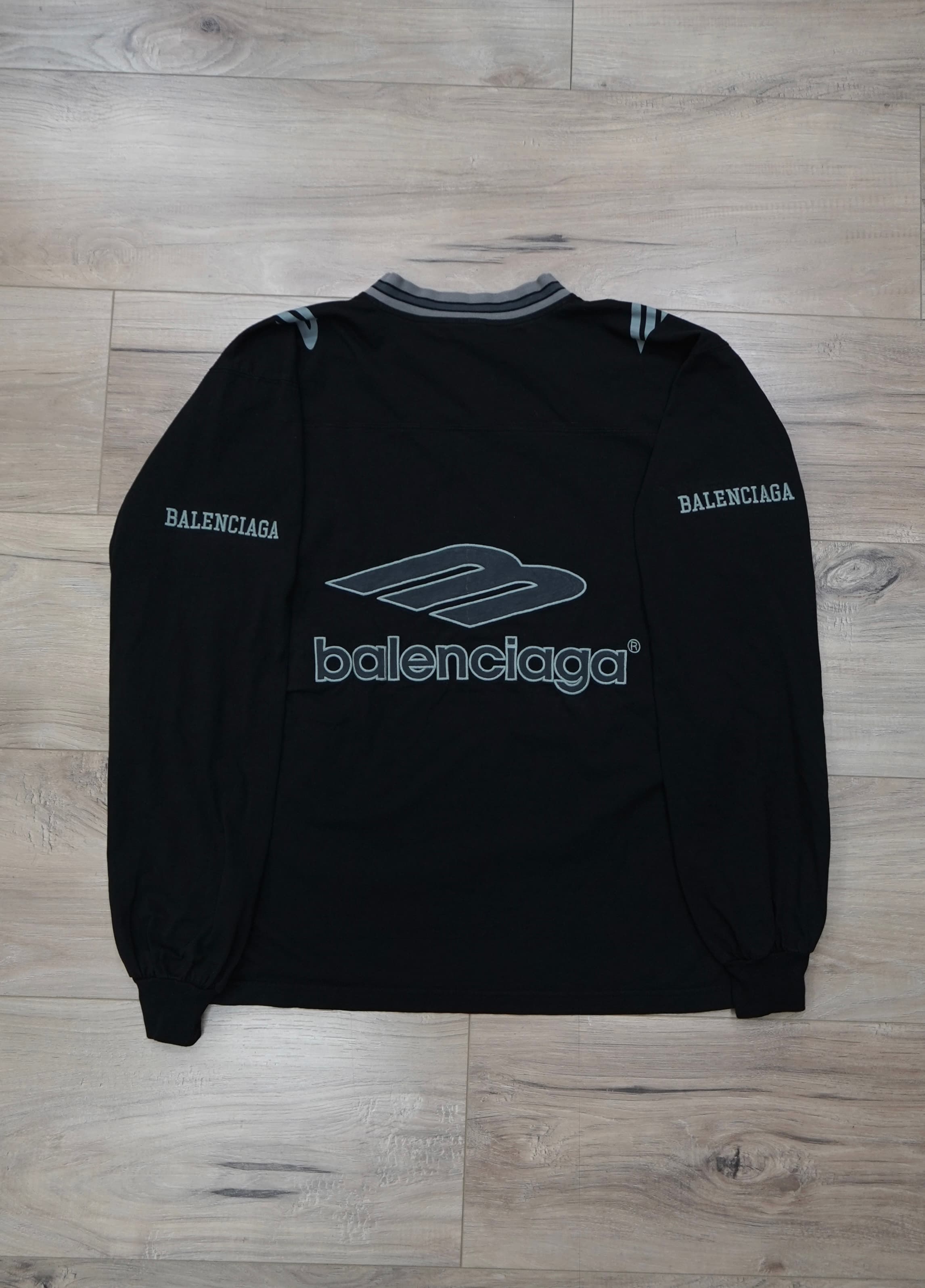 Balenciaga 3B Football Long-Sleeve Shirt