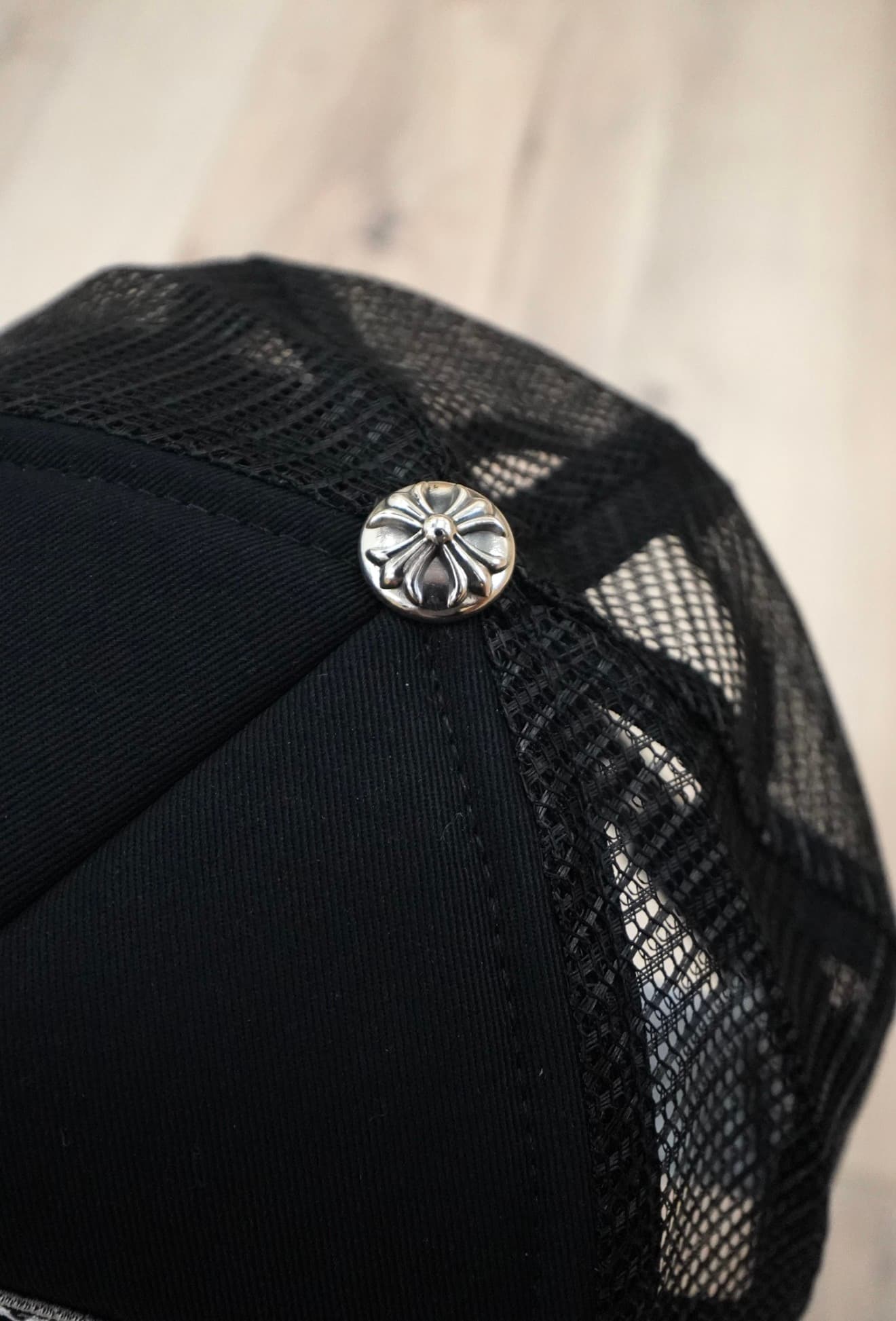 Chrome Hearts Black Trucker Hat 'Las Vegas' Exclusive