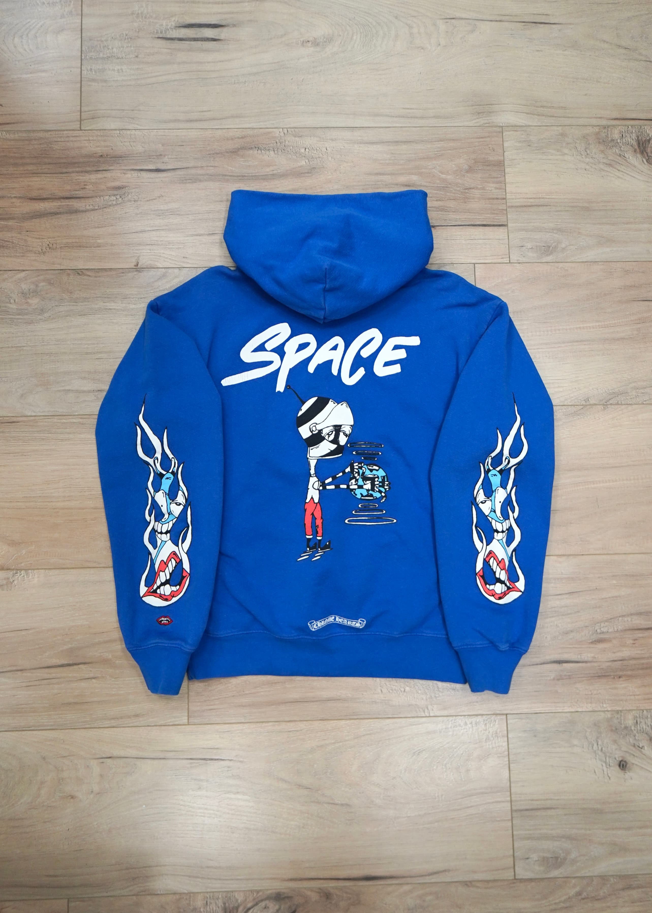 Chrome Hearts x Matty Boy Space Blue Pullover Hoodie