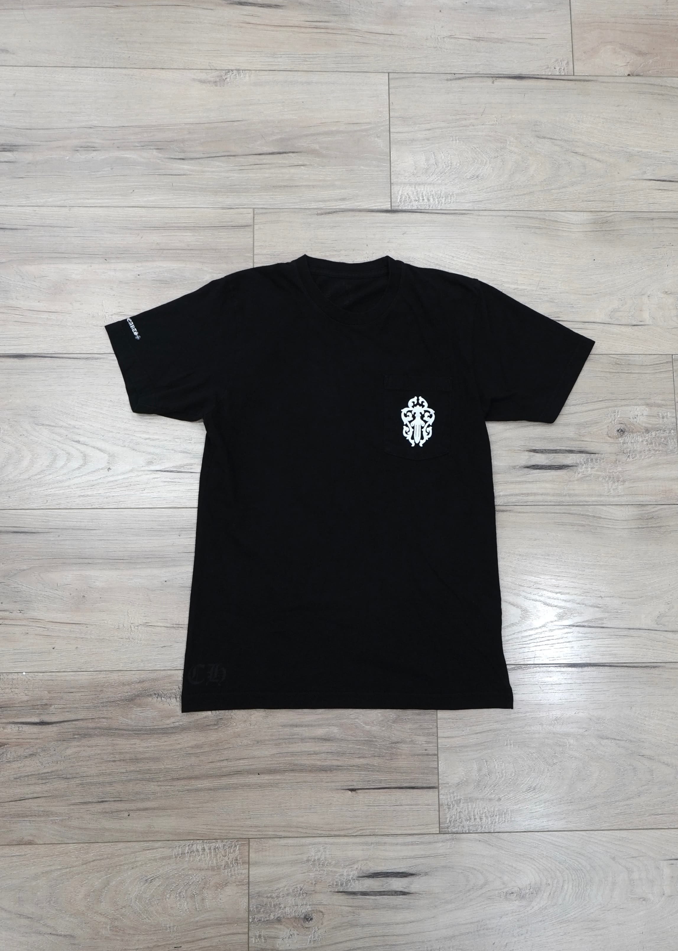 Chrome Hearts Vine Dagger Vertical Logo Mash Up T-Shirt